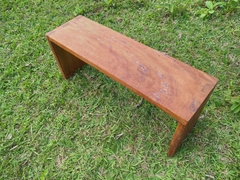 Banco modelo reto em madeira angelim 100 CM SOB ENCOMENDA