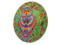 Mandala coruja floral 29 cm. - comprar online