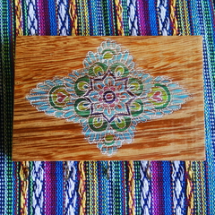 Porta Chaves mandala decorativo 5 ganchos Mama Gipsy - Mama Gipsy