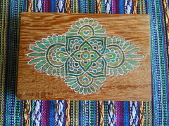 Porta Chaves mandala decorativo 5 ganchos Mama Gipsy. - Mama Gipsy