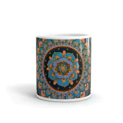 CANECA MANDALA AZUL MAMA GIPSY - comprar online