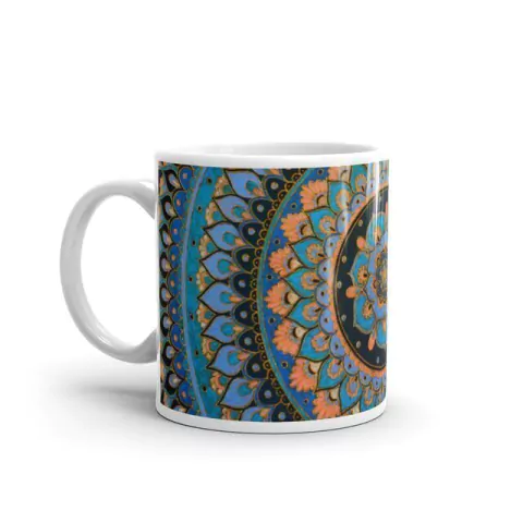 CANECA MANDALA AZUL MAMA GIPSY