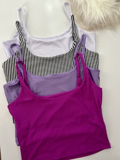 Cropped alça fina - comprar online