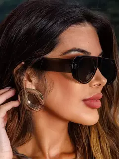 Óculos Orion de Sol Oval - Cinza - Acetato - loja online