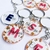 Chaveiro com Inicial dentro - Maho Resinas - Brindes e Presentes Personalizados