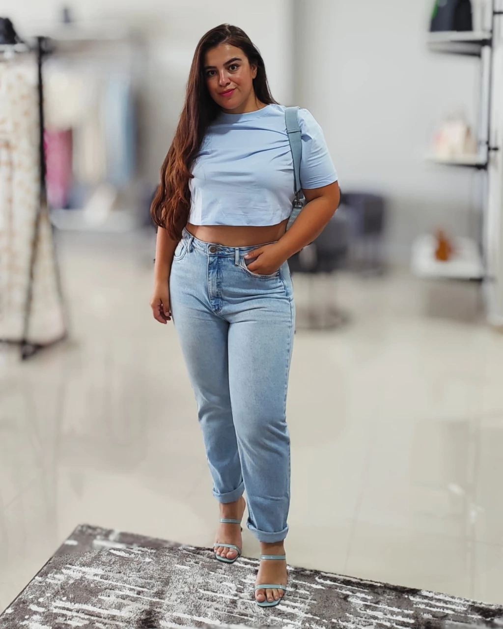 CALÇA JEANS MOM - DOCE TRAMA