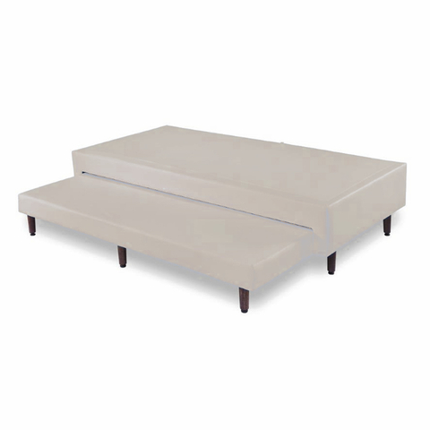 BIBOX- BOX C/ CAMA AUXILIAR ORTHOCRIN ECO CORINO BEGE 88X188X26