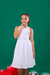 Coleção encantos vestido Maitê branco na internet
