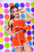 Coleção pintando o sete conjunto Mari laranja - comprar online