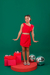 Coleção encantos conjunto vermelho na internet