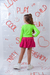 conjunto smille verde com rosa - comprar online