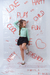 Conjunto Smile Preto com rosa - LOVE KIDS