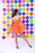 Conjunto folia laranja - LOVE KIDS
