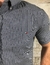 Camisa Manga Curta TH azul marinho detalhe linha branca - comprar online