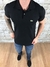 Polo Lct preto botão personalizado