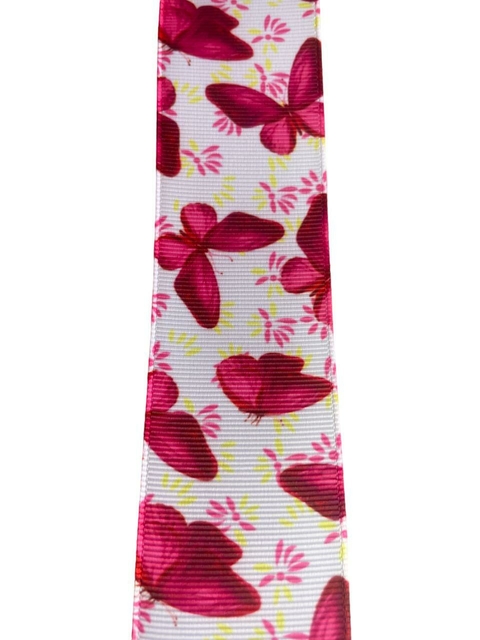 FITA BORBOLETA PINK 25mm — METRO