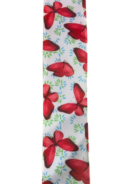 FITA BORBOLETA VERMELHA 25mm — Metro