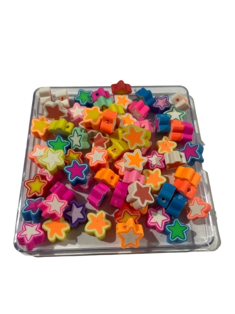 ENTREMEIO FIMO ESTRELA PVC 10MM - 20 UNIDADES