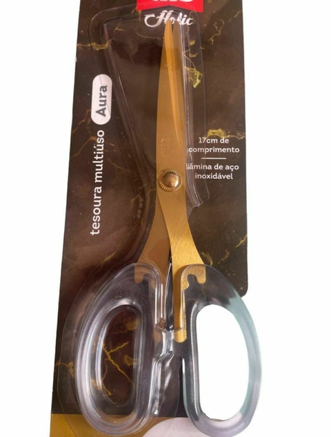 Tesoura Multiuso Aura Tris Holic