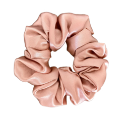 Scrunchie de cetim fino pequeno - simples sem laço - coloridos e estampados - lacinho de cabelo de tecido - comprar online
