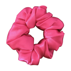 Scrunchie de cetim fino pequeno - simples sem laço - coloridos e estampados - lacinho de cabelo de tecido - loja online