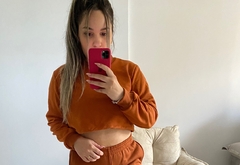Cropped moletom Lina
