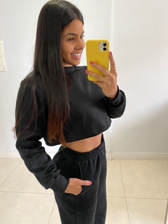 Cropped moletom Lina - comprar online