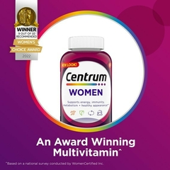 Suplemento Multivitamínico Mulher, com Ferro, Vitamina D3 - Tablets | Centrum