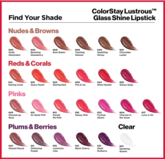 Batom Super Lustrous Glass Shine com Ácido Hialurônico, 022 Fuchsia Gleam - Revlon na internet