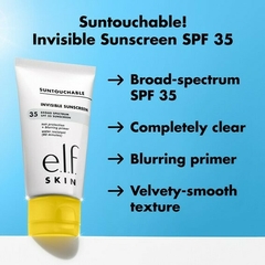 Protetor solar invisível Suntouchable FPS 35 | E.L.F. Cosmetics na internet