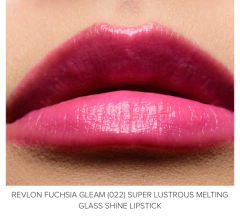 Batom Super Lustrous Glass Shine com Ácido Hialurônico, 022 Fuchsia Gleam - Revlon na internet
