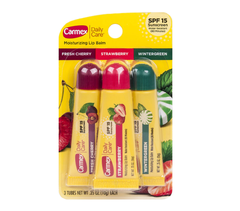 Lip Balm Carmex Hidratante Labial com sabor Pack com 3 unidades