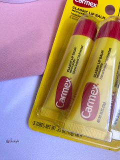 Lip Balm Carmex Hidratante Labial Classic Pack com 3 unidades na internet
