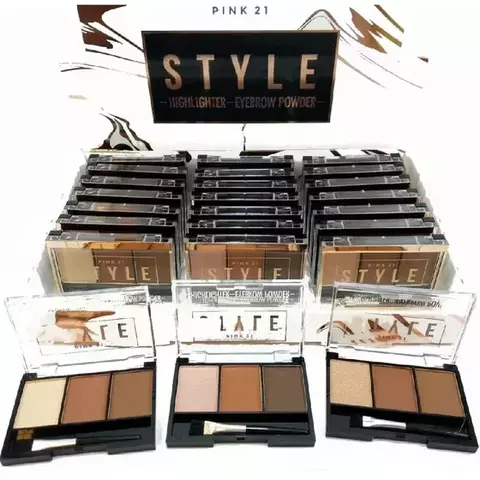 Trio de Sombras para Sobrancelhas - Pink 21