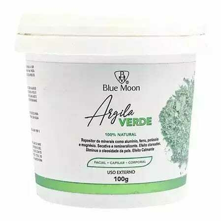 Argila Verde Facial Capilar e Corporal -Blue Moon