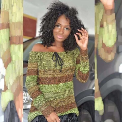Blusa Tricot Listrada Feminina 100190 - comprar online