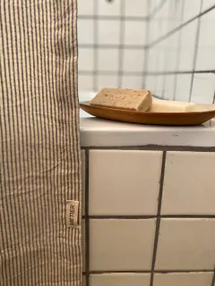 Cortina baño rayada - metierhome