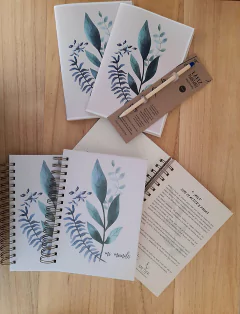 Cuaderno artesanal flexible en internet