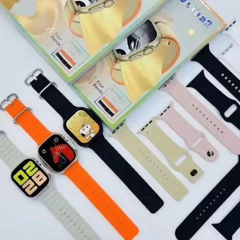 SMARTWATCH T20 ULTRA 2 COMBO 4 MALLAS - RELOJ INTELIGENTE - comprar online