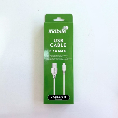 CABLE CARGA RAPIDA 3MTS MICRO