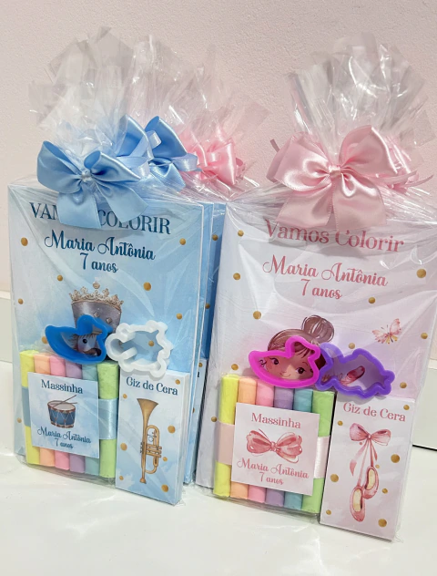 Kit pintura + massinha Bailarina e Soldadinho de Chumbo
