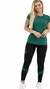 Blusa Fitness Manga Curta com Proteção UV 35+ Estilo de Corpo REF 7980
