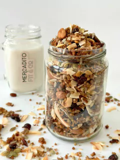 GRANOLA VEGANA, SIN AZÚCAR, SIN GLUTEN MF