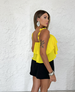 Cropped babado - comprar online