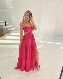Vestido Geovana rosa