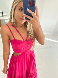 Vestido Geovana rosa - comprar online