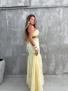 Vestido Praia do Patacho - Amarelo - GABMAR STORE