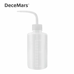 Frasco Almotolia Plástica DeceMars 250 ml Com Bico Aplicador Curvo