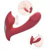 VIBRADOR DE PONTO G E SUGADOR DE CLITÓRIS RECARREGÁVEL HEART OF OCEAN S-hande