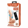 PROTESE REALISTICA COM VENTOSA, VIBRADOR E ROTAÇÃO